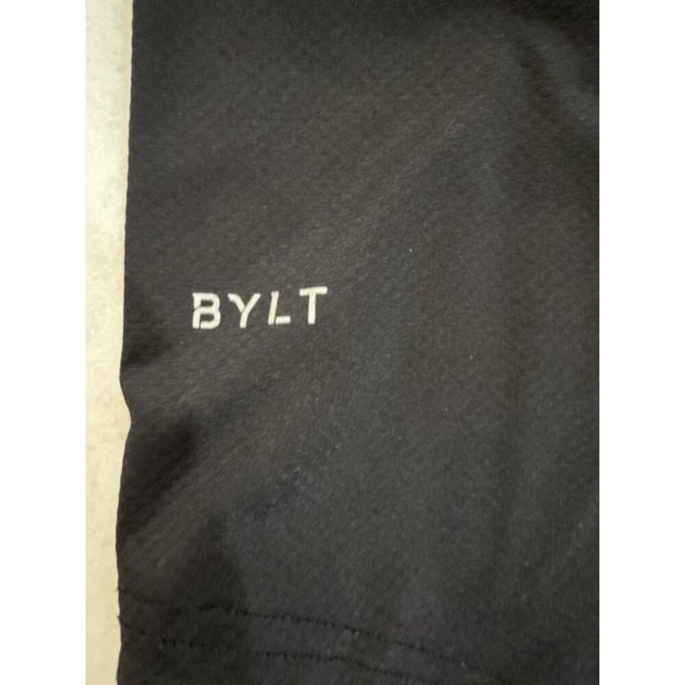 BYLT Premium Basics Men's Large Drop Cut L/S Performance+ Shirt Black